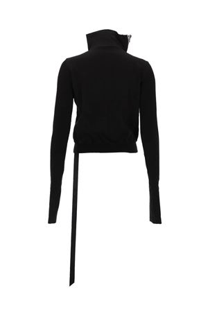 Maglione asimmetrico in cotone nero RICK OWENS DRKSHDW | DS01F4239RIG09